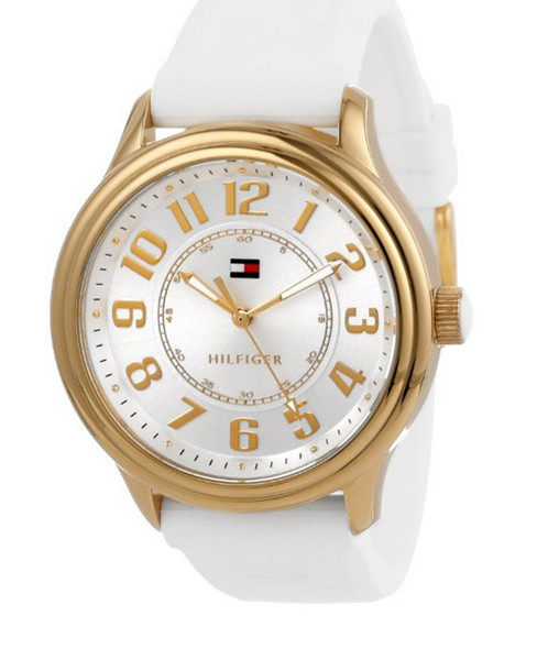 Tommy Hilfiger Sport White Silicon Gold-Plated Watch | Welcome to Tommy Hilfiger Casual White Silicon Gold-Plated Watch | Gifts and Give